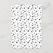 Diaper Raffle Ticket halloween Gänsedusche Begleitkarte (Rückseite)