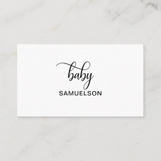 DIAPER RAFFLE Ticket Lavendel Feet Babydusche Begleitkarte (Rückseite)