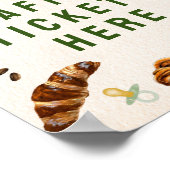 Diaper Raffle Tickets Poster (Ecke)