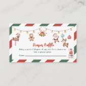 Diaper Raffle Weihnachtskarte Begleitkarte (Vorderseite)