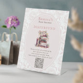 Diaperfund Neues Kapitel Bücher Babydusche Sockelschild