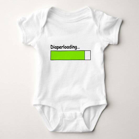Diaperloading Baby Strampler (Vorderseite)