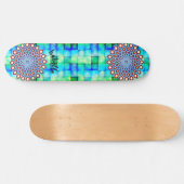 Diaphanous Swag Elegant Mandala Style Skateboard (Horizontal)