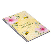 Diary bies honeycomb rosa florals Uni entschieden Notizblock (Rechte Seite)