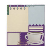 Diary Notes Personal ScrapbookPaper Notizblock (Vorderseite)
