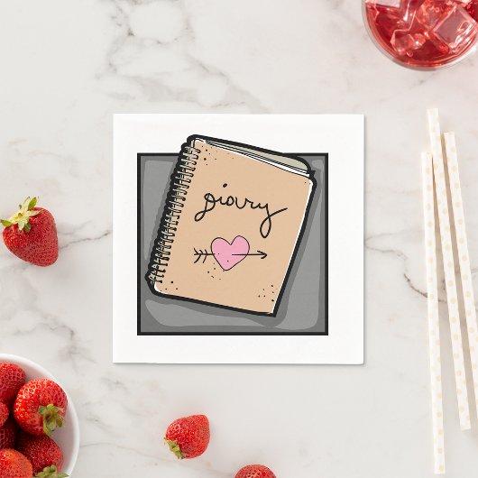 Diary Paper Napkins Serviette