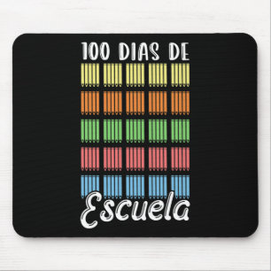 Dias de Escuela Class 100 Tage Schüler Kind Mousepad