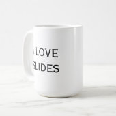 Dias der Liebe I.  Halt die Schnauze Kaffeetasse (Vorderseite Links)