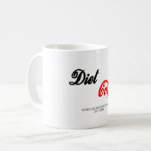 "Diät Colfer" Tasse (Vorderseite Links)