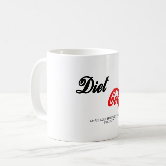 "Diät Colfer" Tasse (Vorderseite Links)