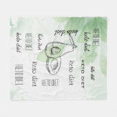 Diät Fleecedecke (Vorderseite (Horizontal))