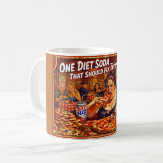 „Diät-Illusionen“ – Ein Porträt der Selbsttäuschun Kaffeetasse