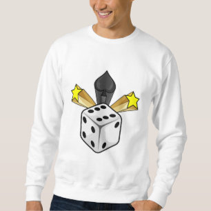 Diät im Poker mit Spades & Stars Sweatshirt
