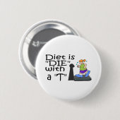 Diät ist die mit einer T Button (Vorne & Hinten)