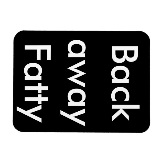 Diät-Kühlschrankmagnet Magnet (Horizontal)