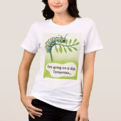 Diät machen Tri-Blend shirt (Vorderseite)