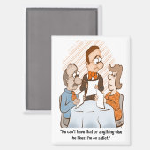 Diät Magnet (Vorderseite/Rückseite)