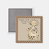 Diät mit Buddy - Kühlschrankmagnet (Vorderseite/Rückseite)