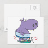 Diät-Spaß Postkarte (Vorne/Hinten)