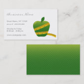 Diät-Visitenkarte Visitenkarte (Vorne/Hinten)