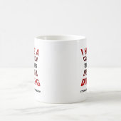 Diät Zustand Lustiger Becher Kaffeetasse (Mittel)