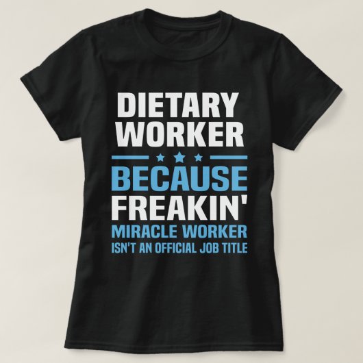 Diätarbeiter T-Shirt (Design vorne)