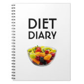 Diätbuch Notizblock (Vorderseite)