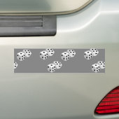 Diäten auf grauem Muster Autoaufkleber (Auf Auto)