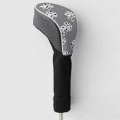 Diäten auf grauem Muster Golf Headcover (angewinkelt)