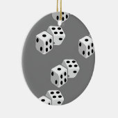 Diäten auf grauem Muster Keramik Ornament (Rechts)