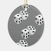 Diäten auf grauem Muster Keramik Ornament (Links)