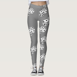 Diäten auf grauem Muster Leggings