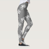 Diäten auf grauem Muster Leggings (Rechts)
