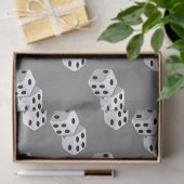 Diäten auf grauem Muster Seidenpapier (Geschenk)
