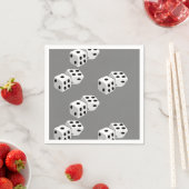 Diäten auf grauem Muster Serviette (Beispiel)