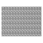 Diäten auf grauem Muster Tischdecke (Vorderseite (Horizontal))