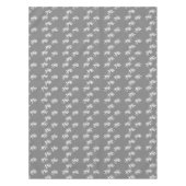 Diäten auf grauem Muster Tischdecke (Vorderseite)