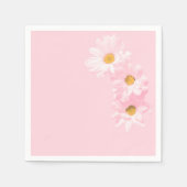 Diäten auf rosa Hintergrund Serviette (Vorderseite)