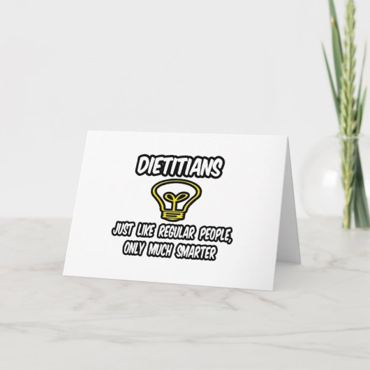 Diäten... Regelmäßige Leute, nur klüger Karte (Vorderseite)