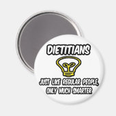 Diäten... Regelmäßige Leute, nur klüger Magnet (Vorderseite/Rückseite)