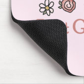Diäten und Rose Weltbestes Grandma Mousepad (Ecke)