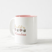 Diäten und Rose Weltbestes Grandma Zweifarbige Tasse (Vorderseite Links)