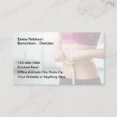 Diätetiker Bariatrician Medical Business Cards Visitenkarte (Vorderseite)
