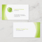 Diätetiker-/Ernährungswissenschaftler-Visitenkarte Visitenkarte (Vorne/Hinten)