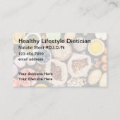 Diätetiker Health Food Business Cards Visitenkarte (Vorderseite)