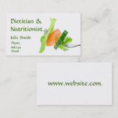 Diätetiker-Visitenkarte Visitenkarte (Vorne/Hinten)