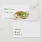 Diätetiker-Visitenkarte Visitenkarte (Vorne/Hinten)