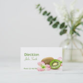 Diätetiker-Visitenkarte Visitenkarte (Stehend Vorderseite)