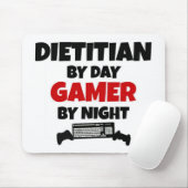 Diätetiker von Day Gamer by Night Mousepad (Mit Mouse)