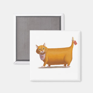 Diätfreie Katze Magnet